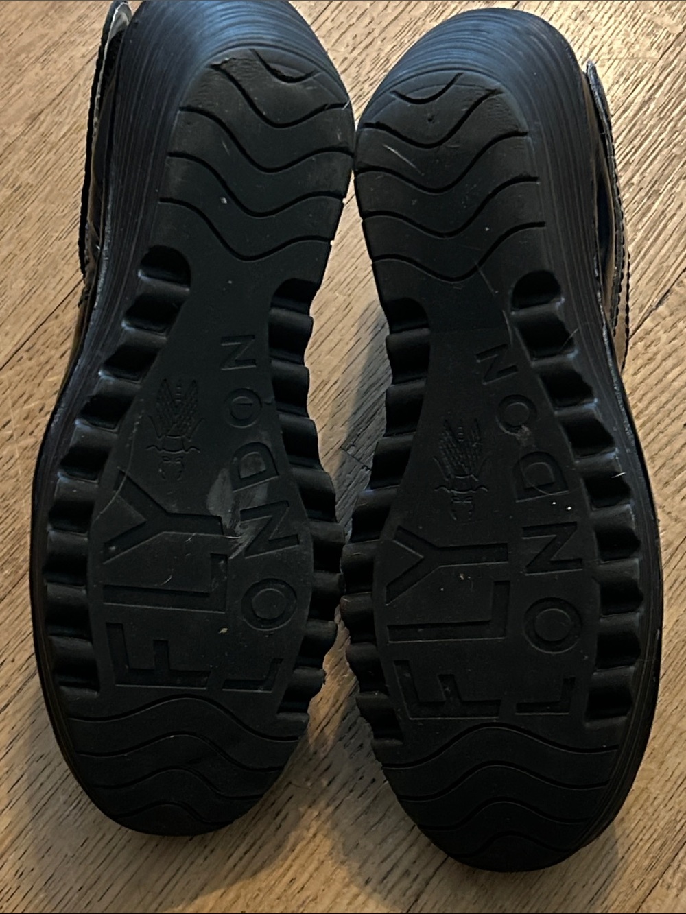 Fly London Black Patent Platform Mary Jane Wedges size 41 - Picture 5 of 10